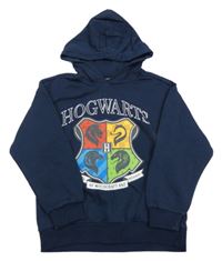 Tmavomodrá mikina Harry Potter s kapucňou