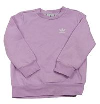Lila mikina zn. Adidas