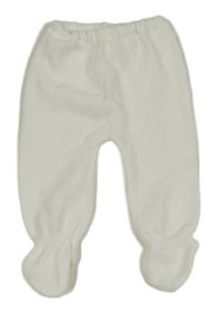 Bílé pletené polodupky