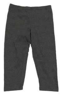 Tmavosivé melírované capri legíny Page one young