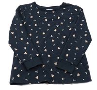 Tmavomodrá mikina s veverkami Topolino