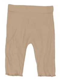 Světlepudrové rebrované turecké legíny George