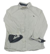 Bílá košile s výšivkou H&M