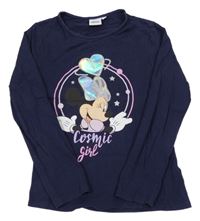 Tmavomodré tričko s Minnie Disney