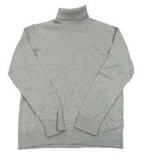 Sivý melírovaný svetrový rolák H&M