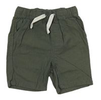 Khaki plátenné kraťasy Topomini
