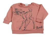 Staroružová mikina s Bambim zn. Disney