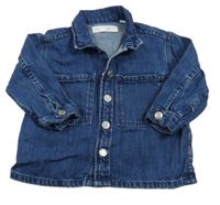 Modrá rifľová bunda Zara