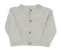 Bílý propínací svetr Next