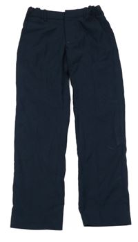 Tmavomodré slavnostní chino kalhoty H&M
