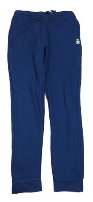 Tmavomodré tepláky s logem Penguin