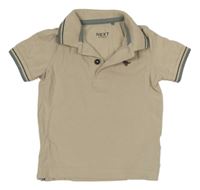 Béžové polo tričko Next