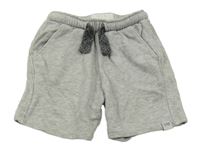 Sivé melírované teplákové kraťasy Next