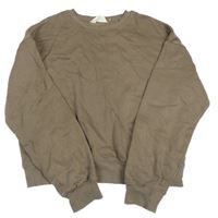 Hnedá crop mikina H&M