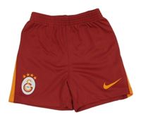 Tmavočerveno-oranžové fotbalové kraťasy - Galatasaray Istanbul Nike