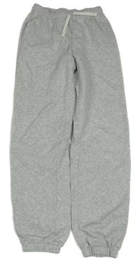 Šedé melírované tepláky H&M