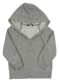 Sivá melírovaná prepínaci mikina s kapucňou George