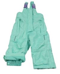 Mintové šusťákové funkční laclové oteplovačky Papagino