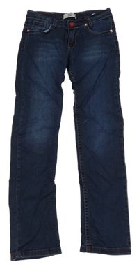 Tmavomodré skinny rifle s Hello Kitty 