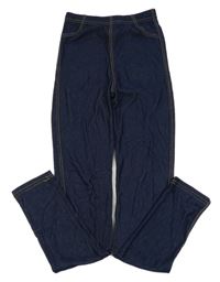 Tmavomodré tregíny rifllového vzhledu