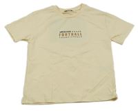 Smetanové tričko s potiskem 