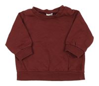 Vínová ľahká mikina H&M