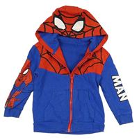 Modro-červená prepínaci mikina s kapucí - Spider-man George
