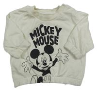 Biela mikina s Mickeym Primark