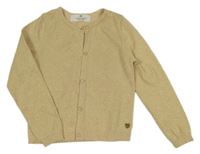 Zlatý trblietavý prepínaci sveter H&M