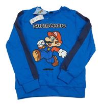 Nové - Modrá mikina s Mariem George