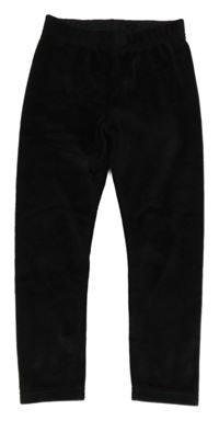 Čierne plyšové legíny