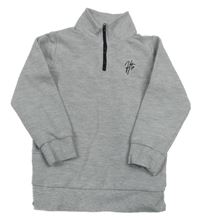 Svetlosivá rebrovaná mikina s výšivkou George