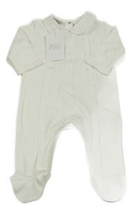 Nové - Bílý overal s límečkem 