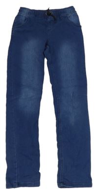 Tmavomodré teplákové rifle Y.F.K.