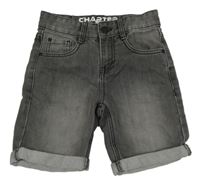 Šedé riflové kraťasy Chapter young