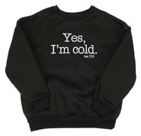 Čierna mikina s nápisom Shein