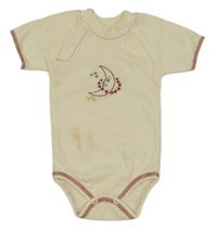 Béžové body s mesiacom