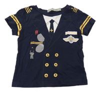 Tmavomodré tričko - Pilot