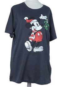 Dámske tmavosivé tričko s Mickeym H&M