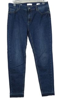 Nové - Dámské tmavomodré skinny rifle Oltre