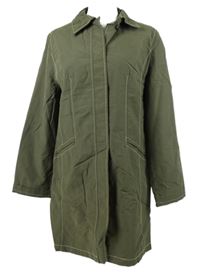 Dámský khaki šusťákový jarní kabát Gil Bret 