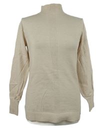 Dámsky smotanový sveter so stojačikom Olsen