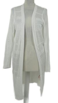 Dámsky biely svetrový cardigán Peacocks