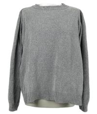 Dámsky sivý trblietavý sveter Janina