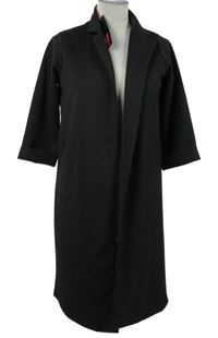 Nové - Dámský černý třpytivý kabátový cardigán Nikka 