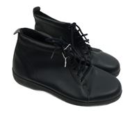 Nové - Dámské tmavomodré kožené kotníkové boty Grosby vel. 29