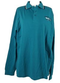 Pánské tyrkysové polo triko Atlas 