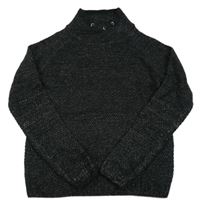 Černý melírovaný svetr Primark