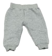 Svetlosivé rebrované tepláky