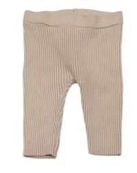 Růžové žebrované úpletové legíny F&F